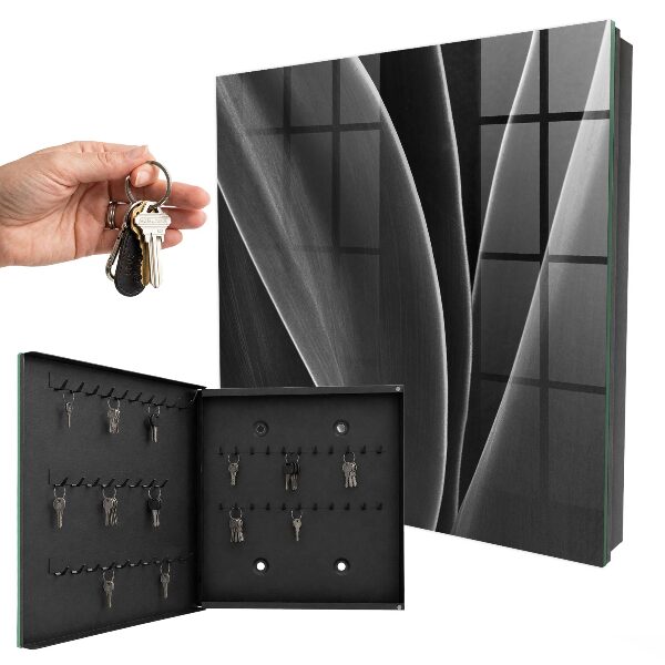 Key storage box Abstract leaves
