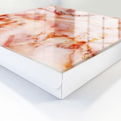 Key cabinet for wall Marbled pattern