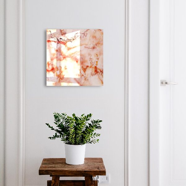Key cabinet for wall Marbled pattern