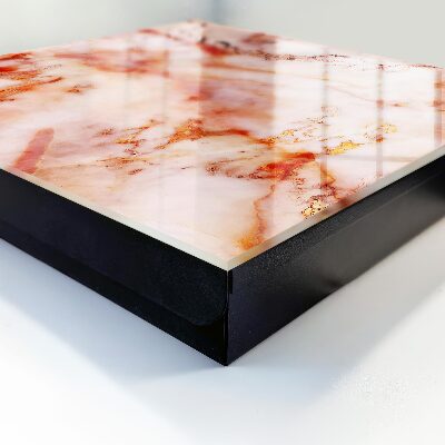 Key cabinet for wall Marbled pattern