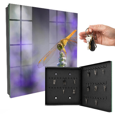 Key box Dragonfly on a flower