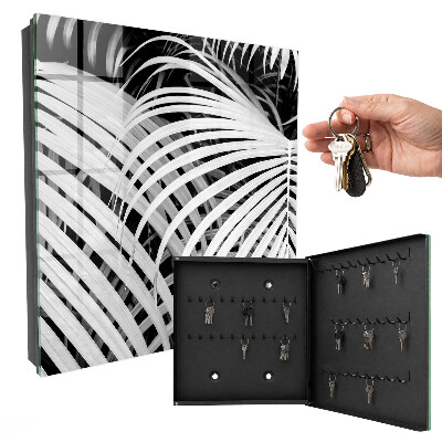 Key storage box Palm leaves