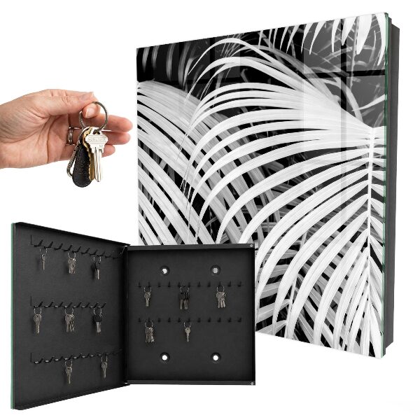 Key storage box Palm leaves