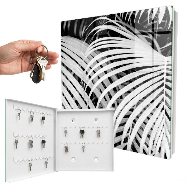 Key storage box Palm leaves