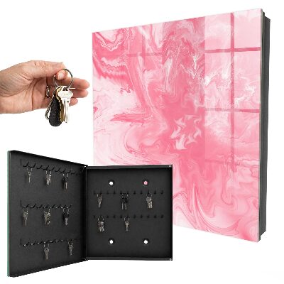 Key cabinet for wall Pink foam