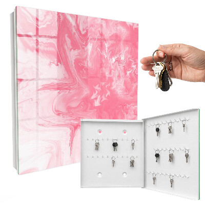 Key cabinet for wall Pink foam
