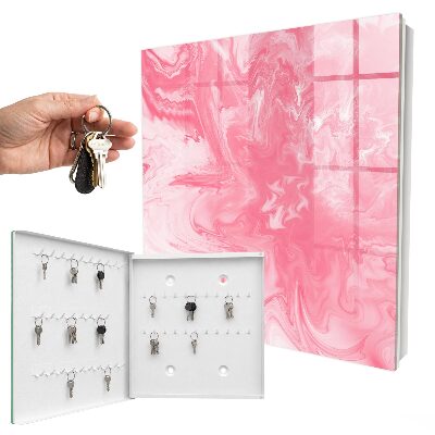Key cabinet for wall Pink foam