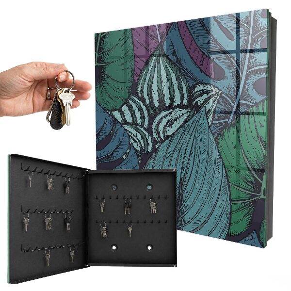 Key storage box Mysterious letters
