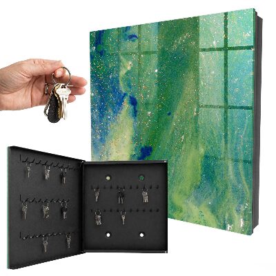 Key cabinet for wall Abstract nature
