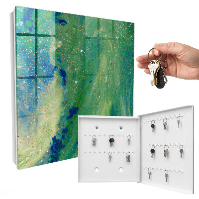Key cabinet for wall Abstract nature