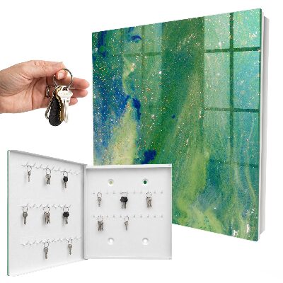 Key cabinet for wall Abstract nature