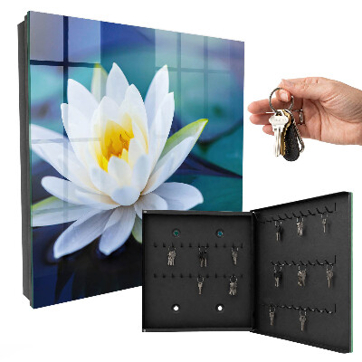 Key storage box Water lily