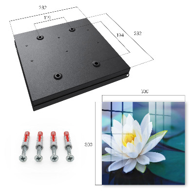 Key storage box Water lily