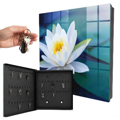 Key storage box Water lily