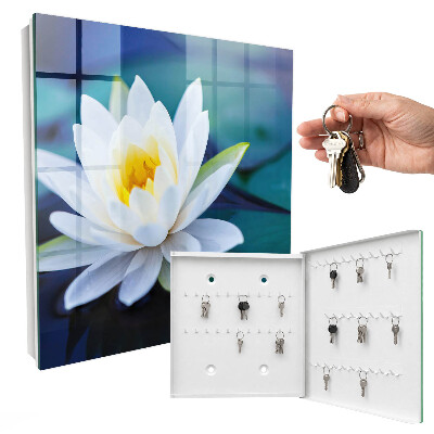Key storage box Water lily
