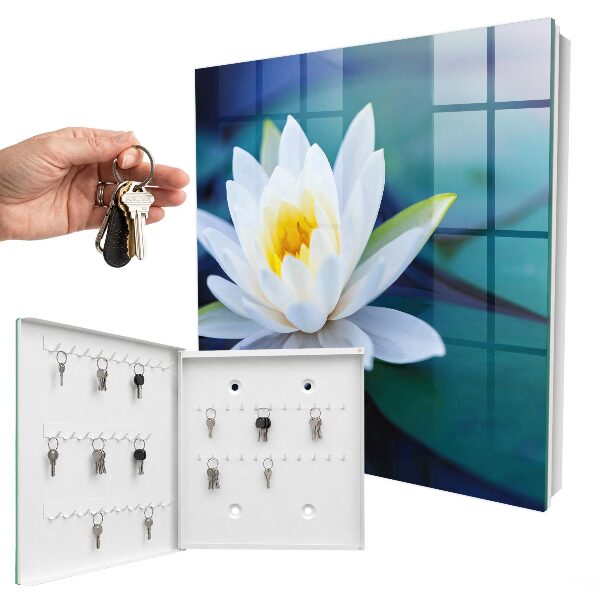 Key storage box Water lily