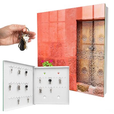 Key cabinet for wall Red facade