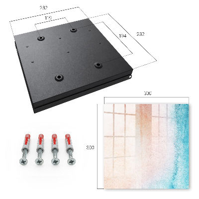 Key storage box Pastel texture