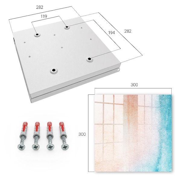 Key storage box Pastel texture