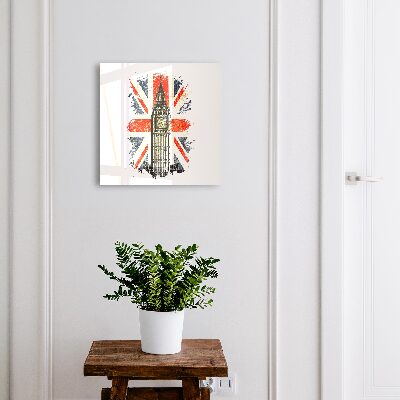 Key storage box British symbol