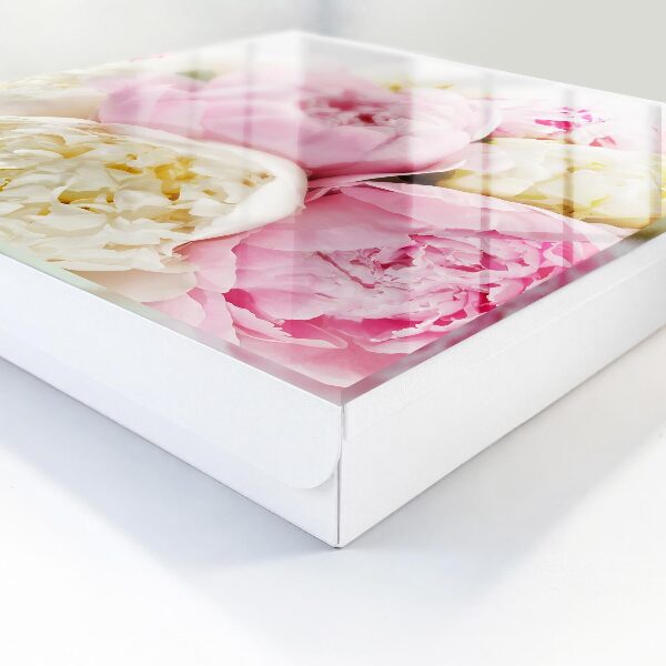 Key cabinet for wall Pastel flowers
