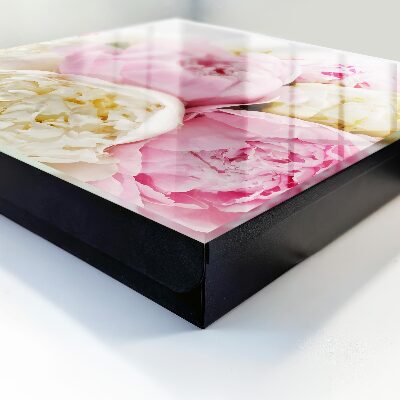 Key cabinet for wall Pastel flowers
