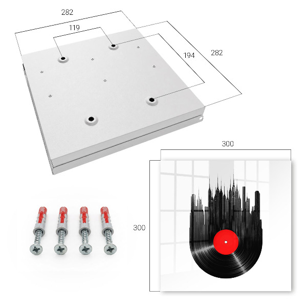 Key storage box Music of the city