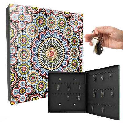 Key storage box Mosaic pattern