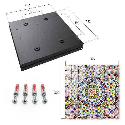 Key storage box Mosaic pattern