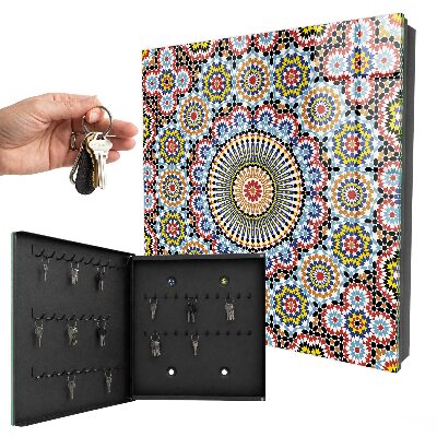 Key storage box Mosaic pattern
