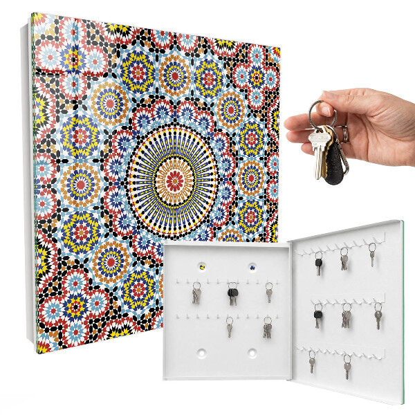 Key storage box Mosaic pattern