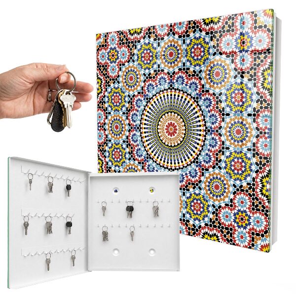 Key storage box Mosaic pattern