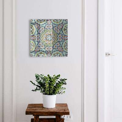 Key cabinet for wall Mosaic of colors
