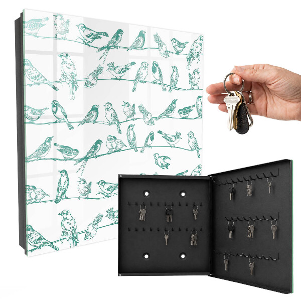 Key box Birds on the branches