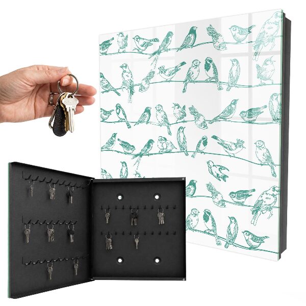 Key box Birds on the branches