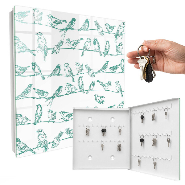 Key box Birds on the branches