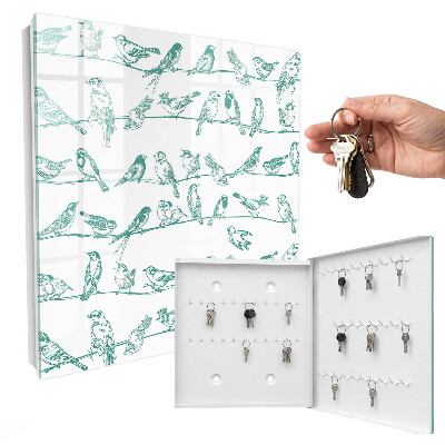 Key box Birds on the branches