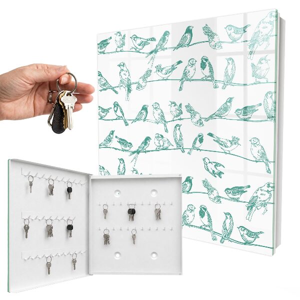 Key box Birds on the branches