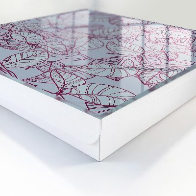 Key storage box Vine leaves
