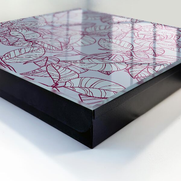 Key storage box Vine leaves