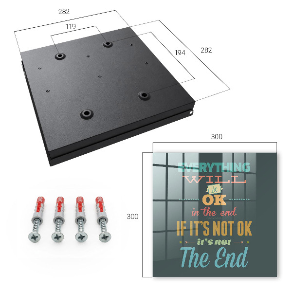 Key cabinet for wall Positive news