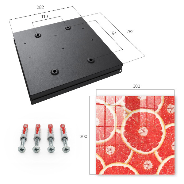 Key box Grapefruit slices