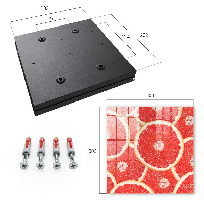 Key box Grapefruit slices