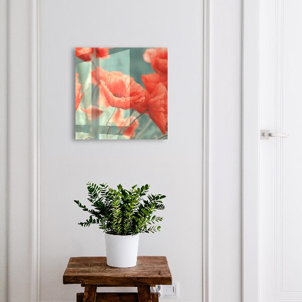 Key box Red poppies