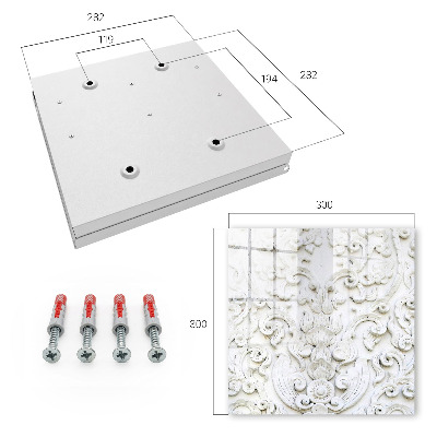 Key storage box White decorations