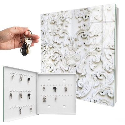 Key storage box White decorations
