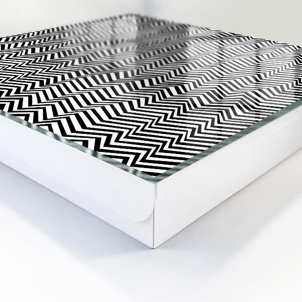 Key cabinet for wall Dynamic zigzags