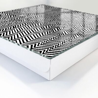 Key cabinet for wall Dynamic zigzags