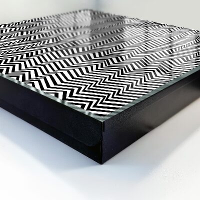Key cabinet for wall Dynamic zigzags