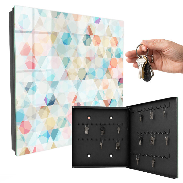 Key storage box Geometric patterns